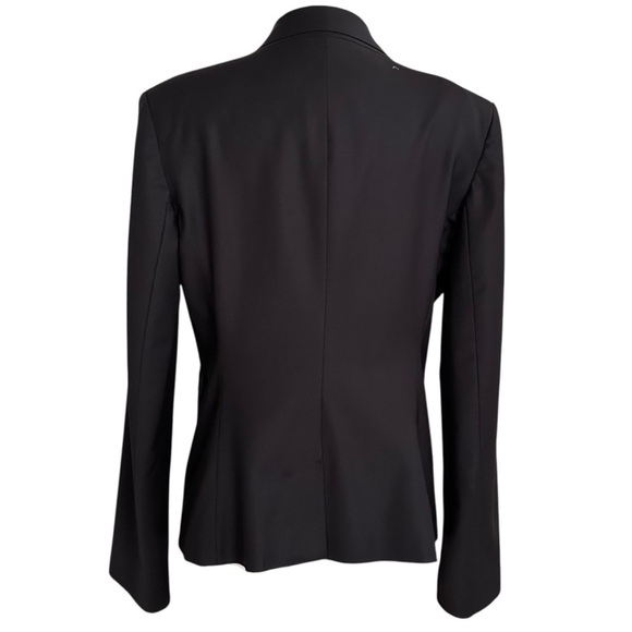 AUSTIN REED Wool-Blend Black Blazer British Tailoring Careerwear UK 40 US 10 - Picture 8 of 13